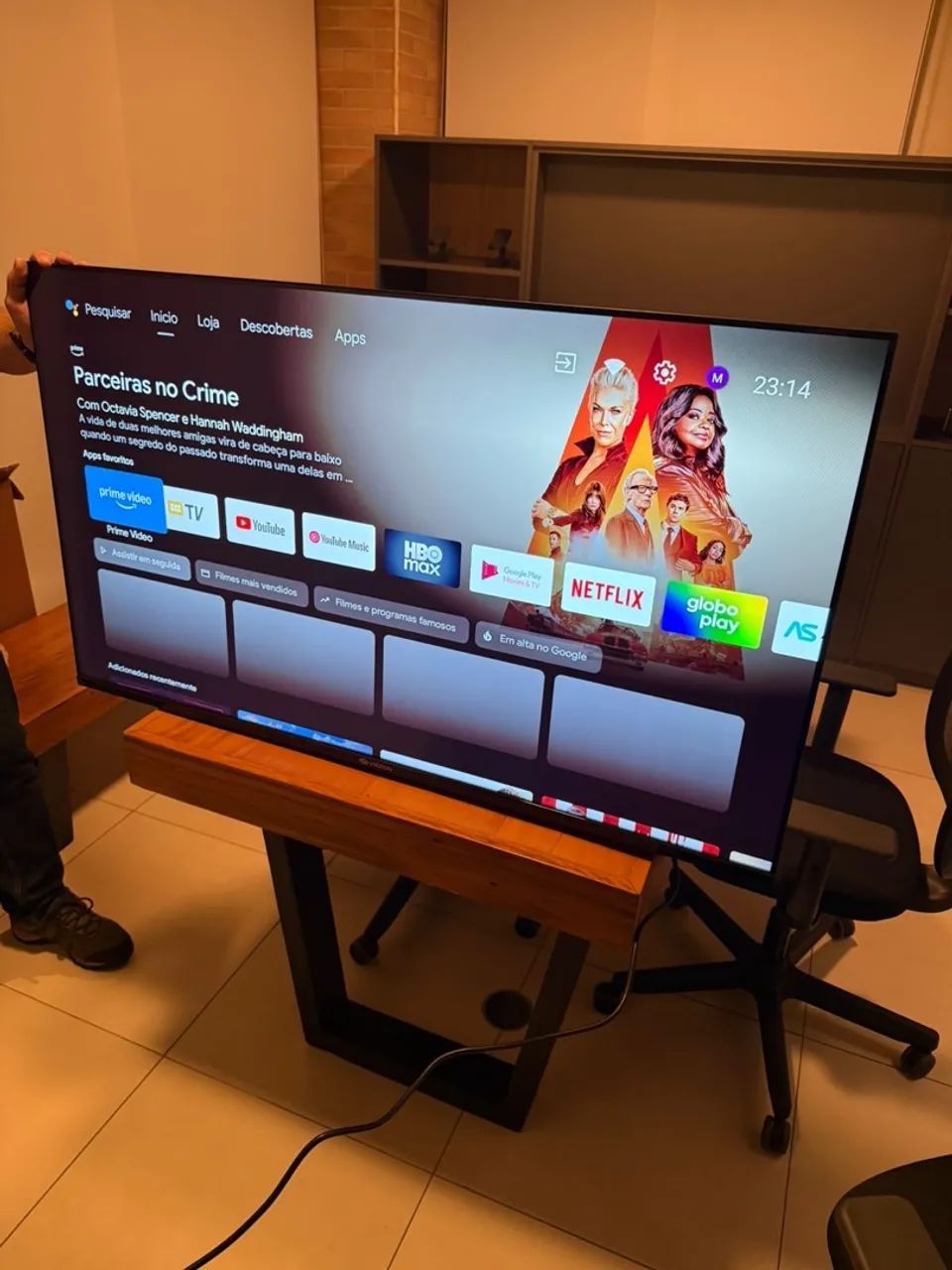 Smart TV 4K Vizzion 55 polegadas  - Foto 4
