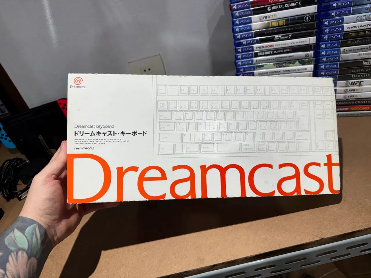 Vendo Teclado Dreamcast Keybord HKT-7600 semi novo 