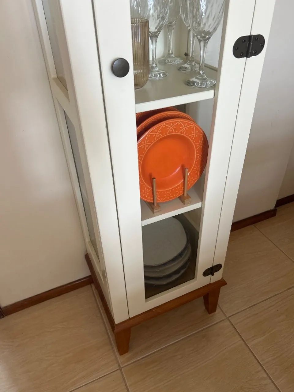 Cristaleira Madeira Maciça  - Foto 2