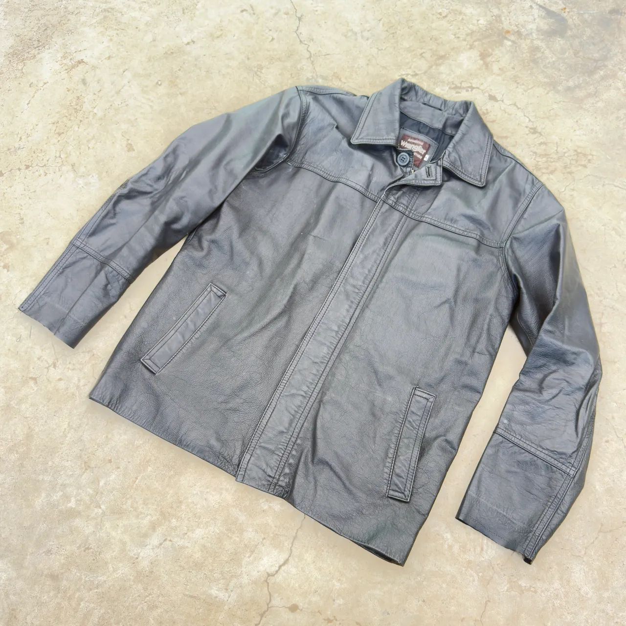 Jaqueta de couro wrangler - Foto 4