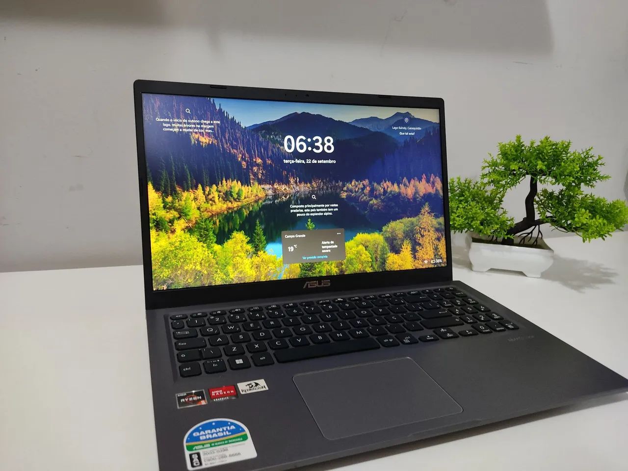 Notebook ASUS M515, Ryzen 5 3500u, 256ssd, 8GB RAM