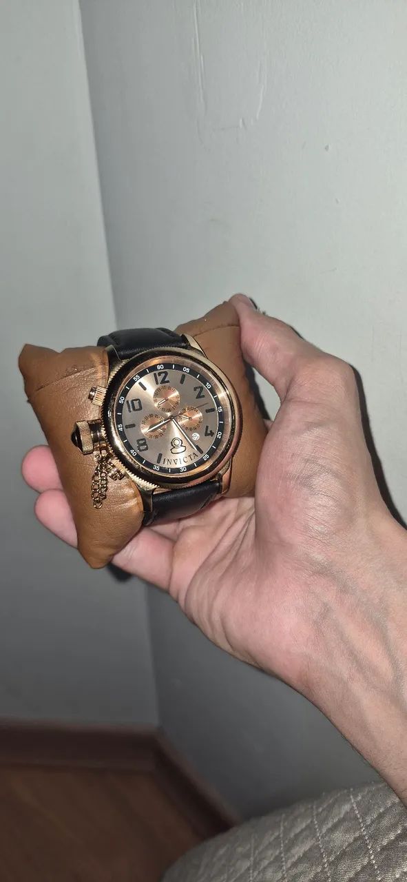 Relógio Invicta Russian Diver 1959 Ouro Rosa