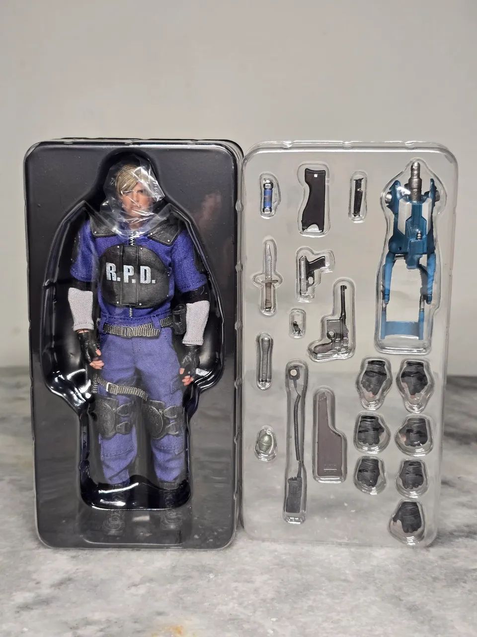 Resident Evil 2 Leon Patriot studios novo 1/12 - Foto 3