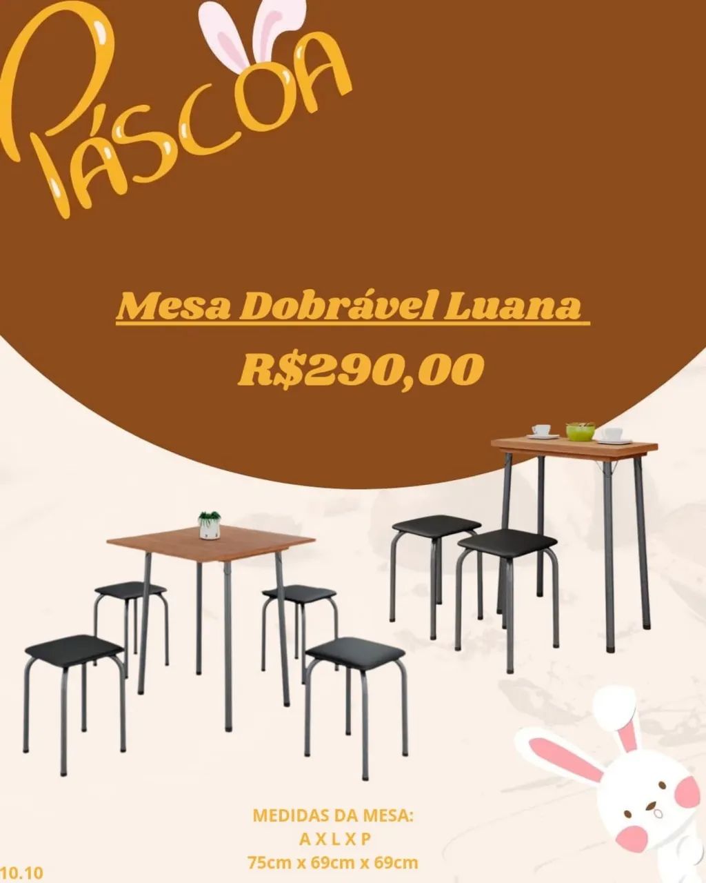 Mesa Dobrável Luana