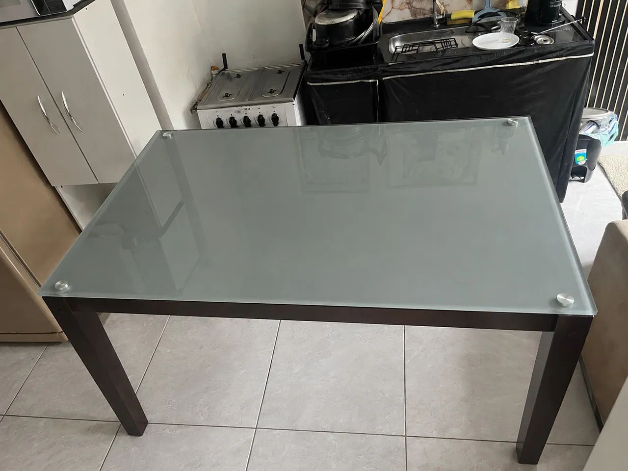 Mesa de jantar de vidro  - Foto 3
