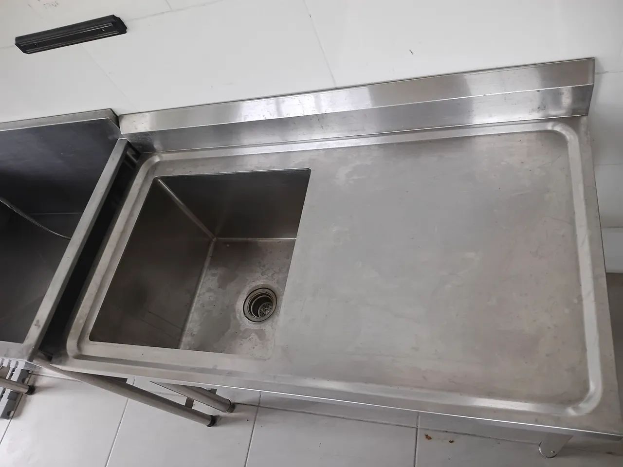 Pia de inox  1,20×0,85 com Cuba 50×50×35 - Foto 3
