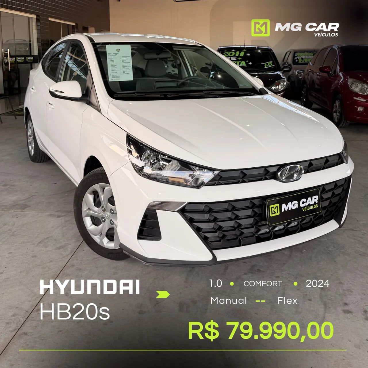 Hyundai Hb20S HB20S Comfort 1.0  Flex 12V Mec. 2024