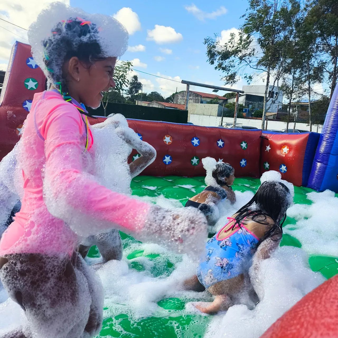 Futebol de Sabão c/ canhão de espuma de Brinde  - Foto 5