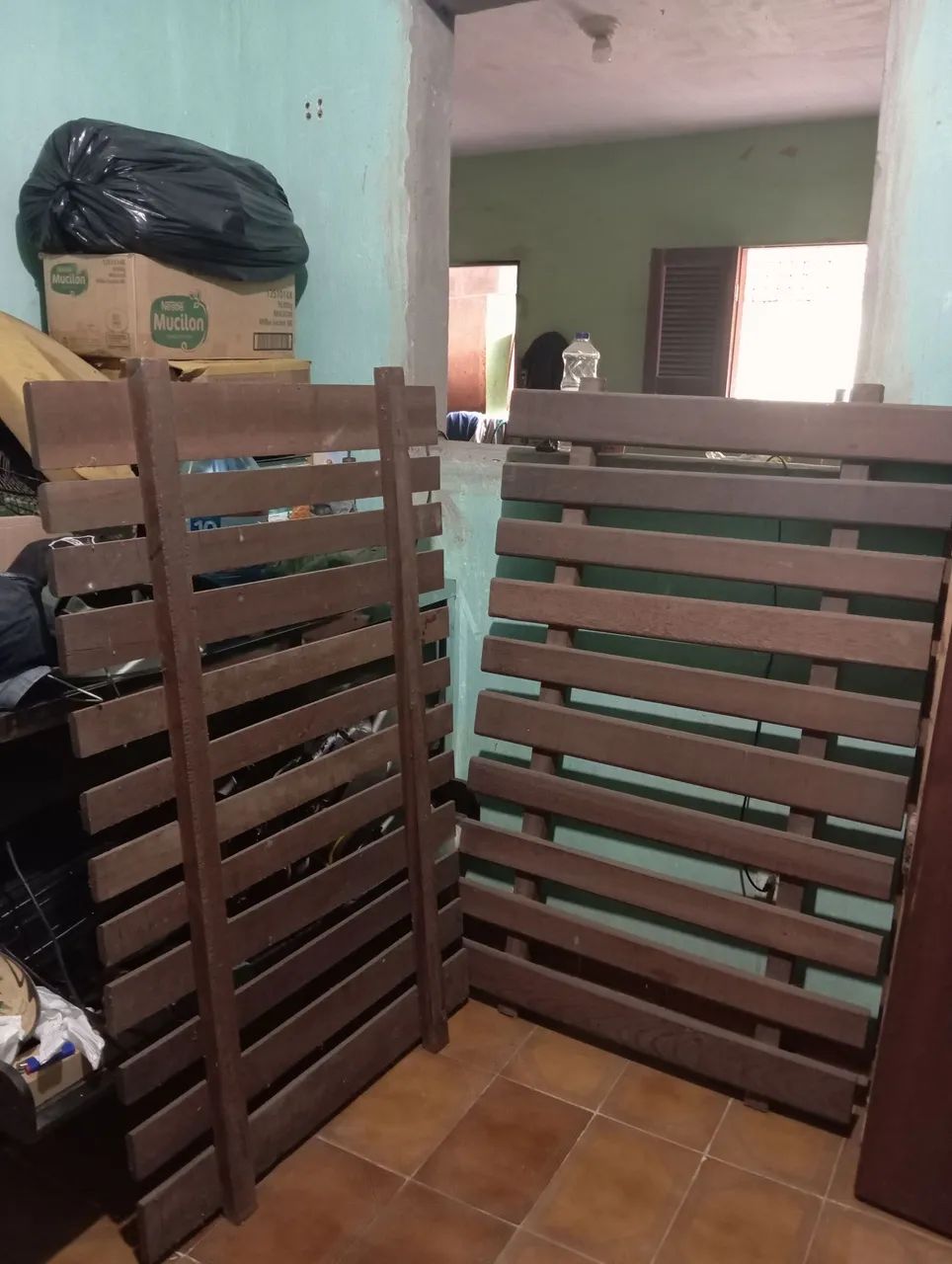 Cama rústica madeira maciça  - Foto 4