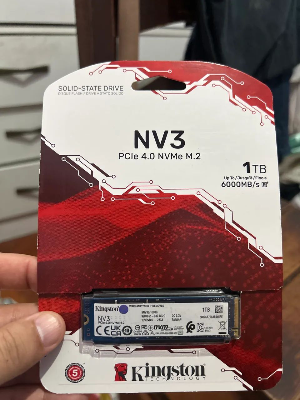 SSD NV3 1TB Kingston Lacrado