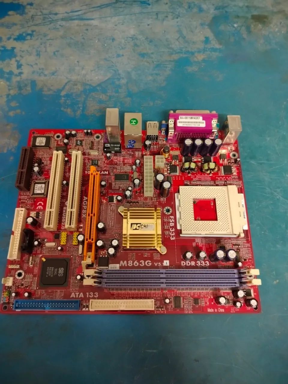 Placa mãe Motherboard AMD PCChips M863G V. 5.1A soquete 462