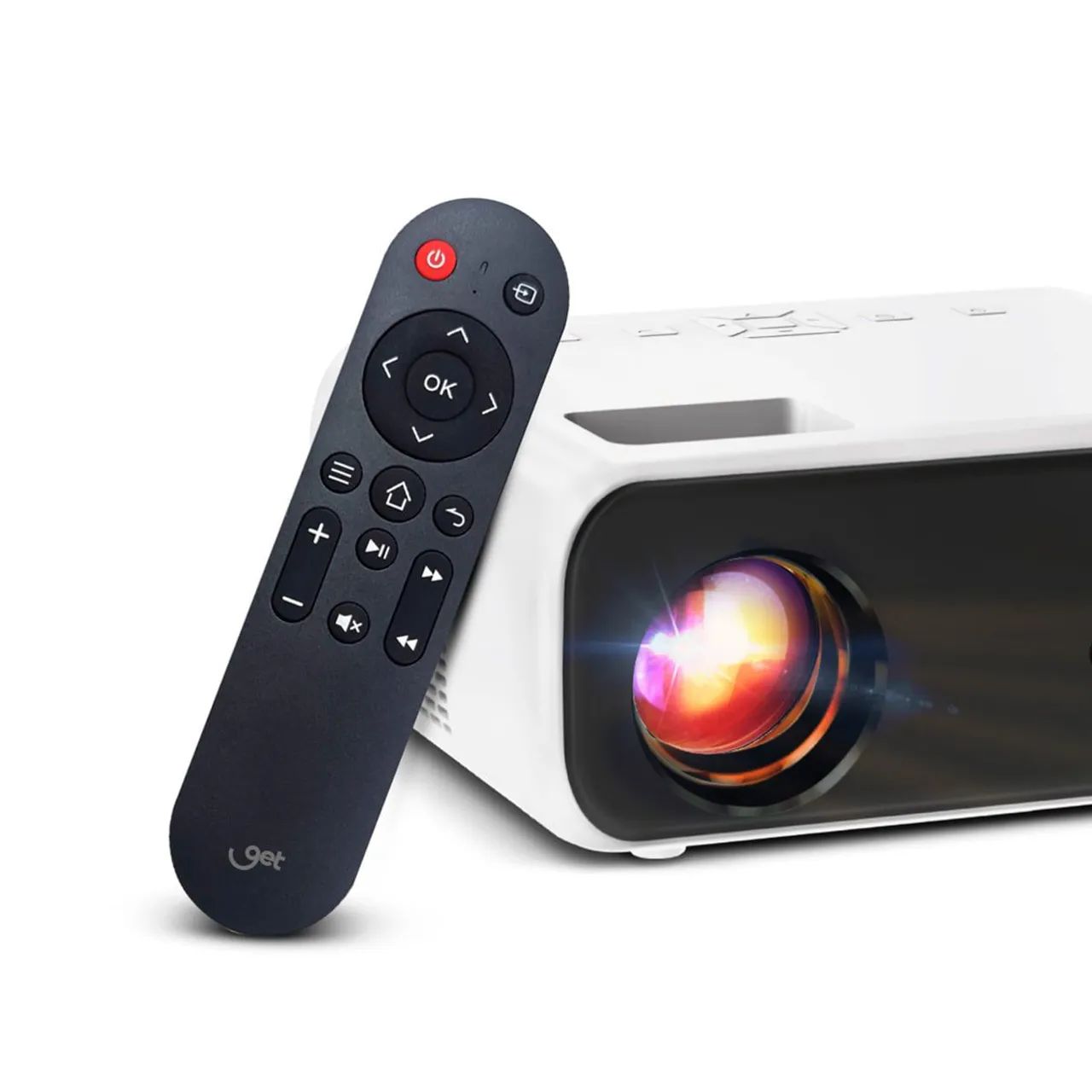 Projetor Multimídia 5000 Lúmens Get Vision 5 Full HD com HDMI, USB e AV - Foto 4
