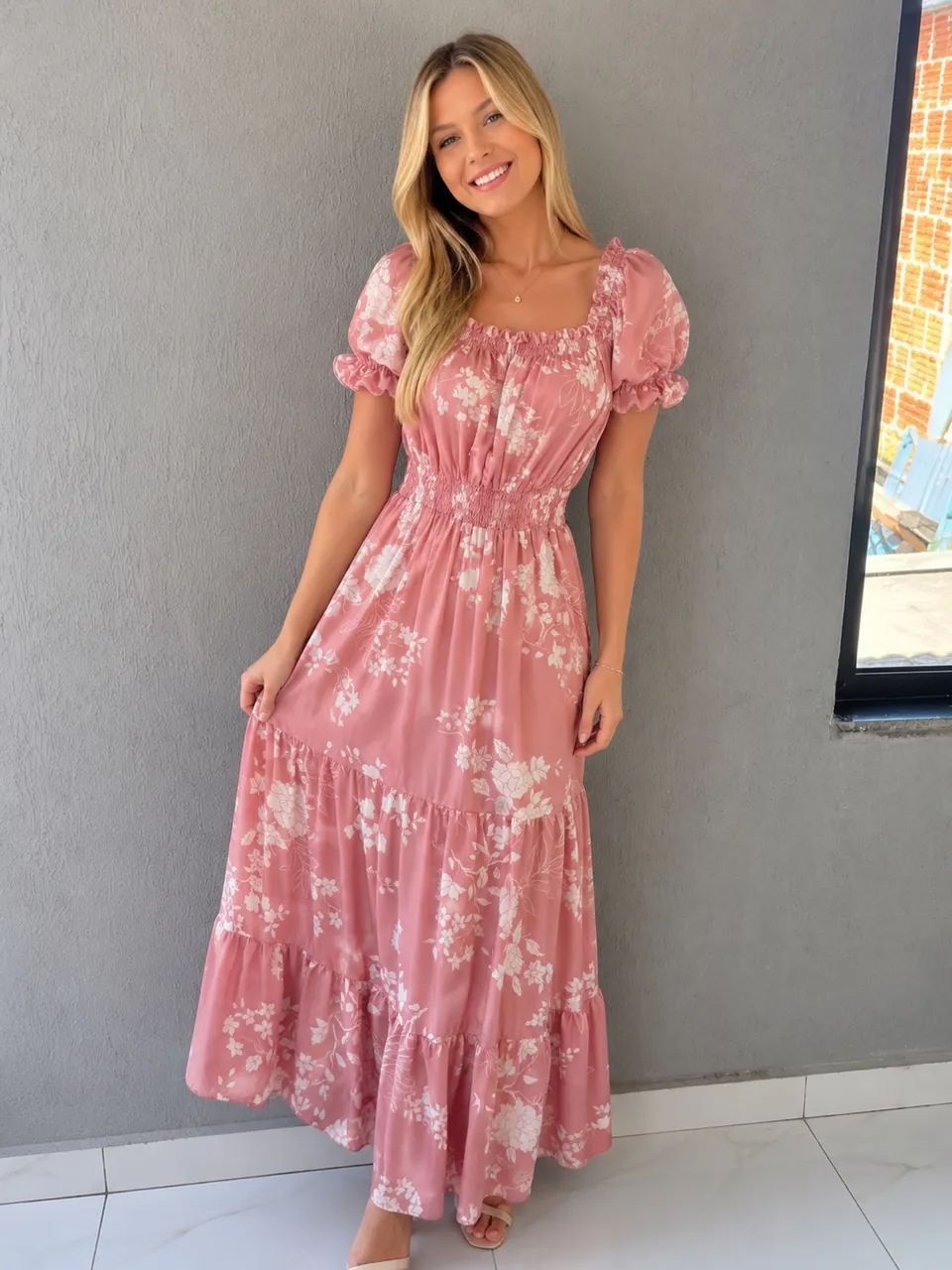 Vestido longo veste P ao M  - Foto 2