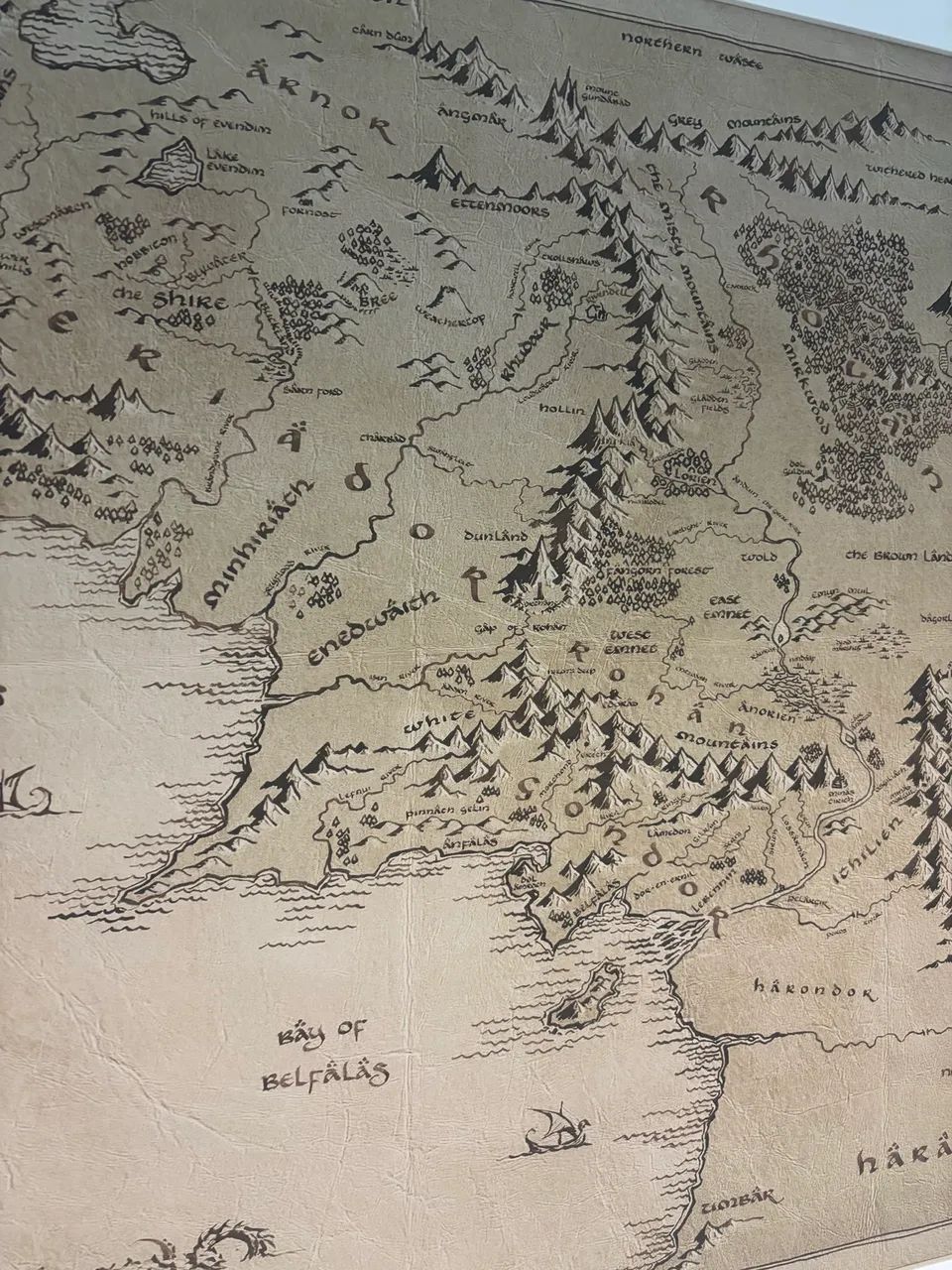 Quadro Mapa da Terra Média - mais de 2m - Foto 5