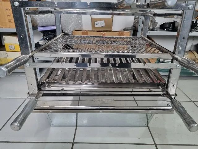 kit Braseiro refratário com Grill inox completo - Foto 2