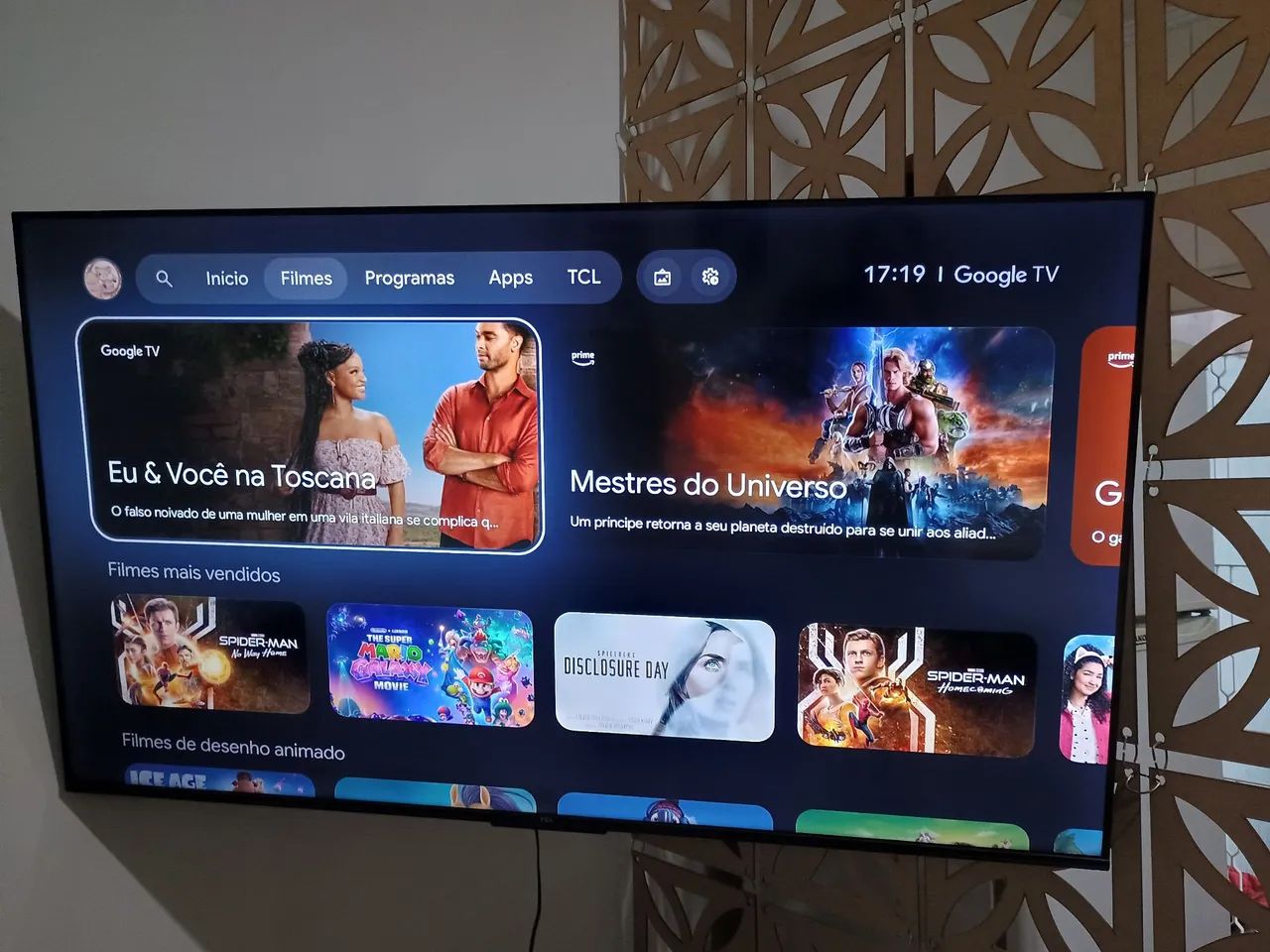 Tv TCL 55 polegadas em perfeito estado 