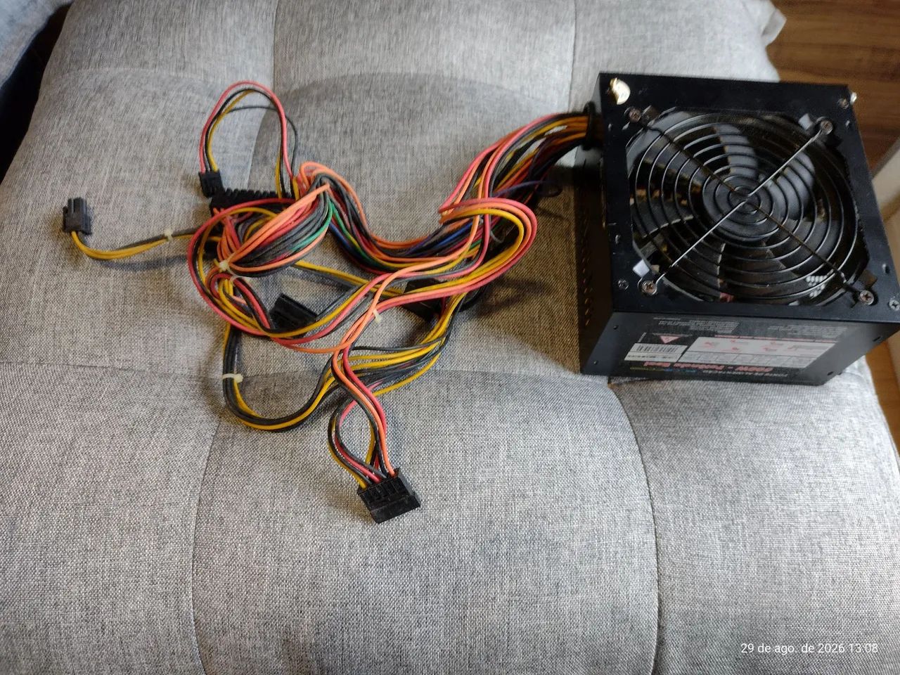 Fonte para PC 500 Wats reais marca Bluecase. - Foto 5