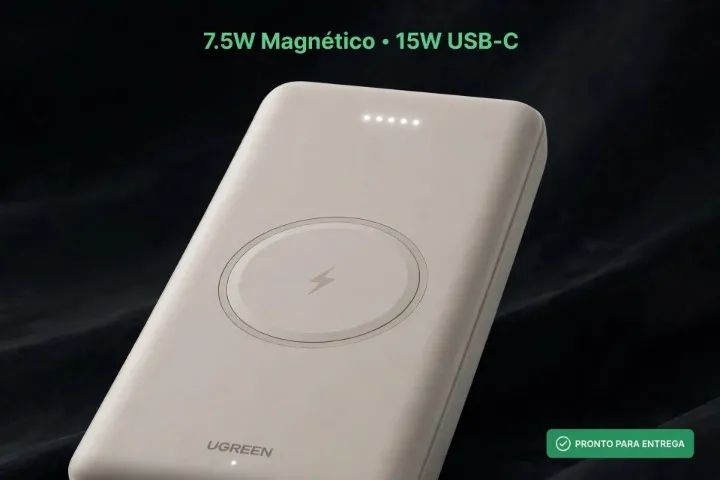 Power Bank 5000MAH Ugreen Branco