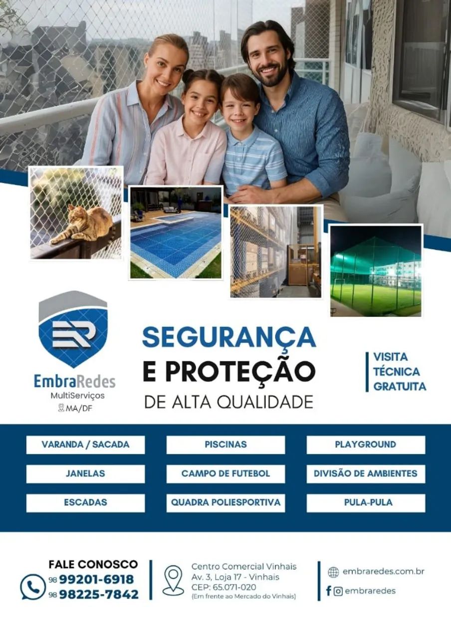 REDES DE PROTEÇÃO SALVAM VIDAS