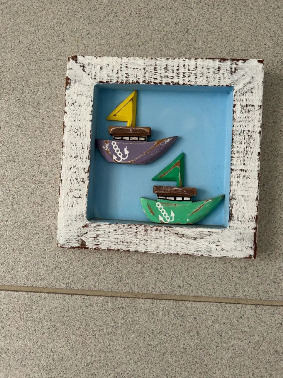 Par Quadros Barcos - 20cm x 20cm (cada) - Foto 3