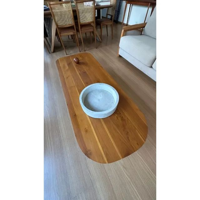 Mesa de Centro em Madeira Maciça - Foto 3