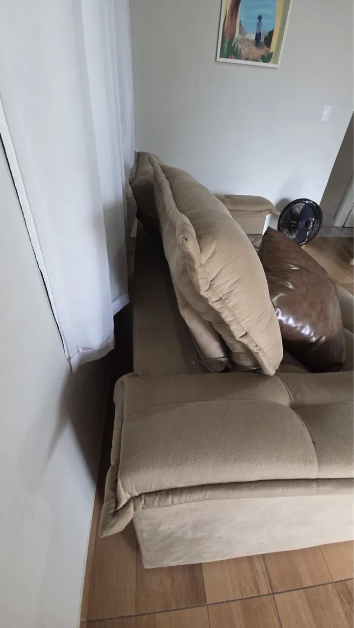 Sofá 2 lugares retrátil e reclinável  - Foto 4