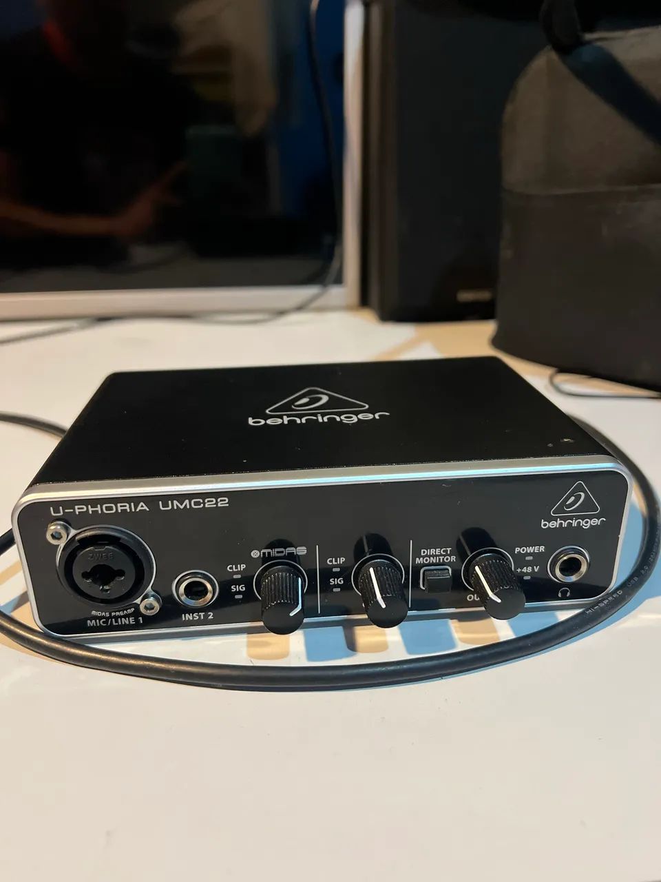  Interface Behringer UMC22 NOVA ? na caixa!