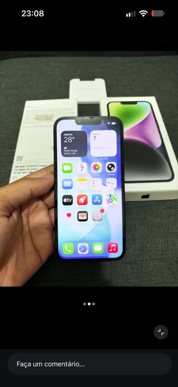iPhone 14 Preto 128gb - Foto 2