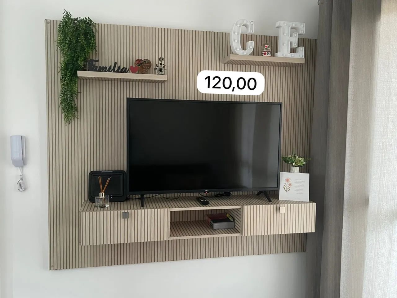 Tv e painel - Foto 2