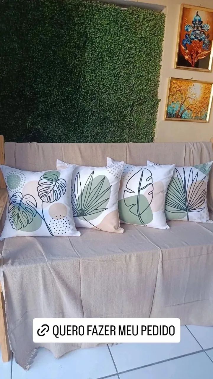 Mantas de sofá algodão para decorar e proteger  - Foto 2