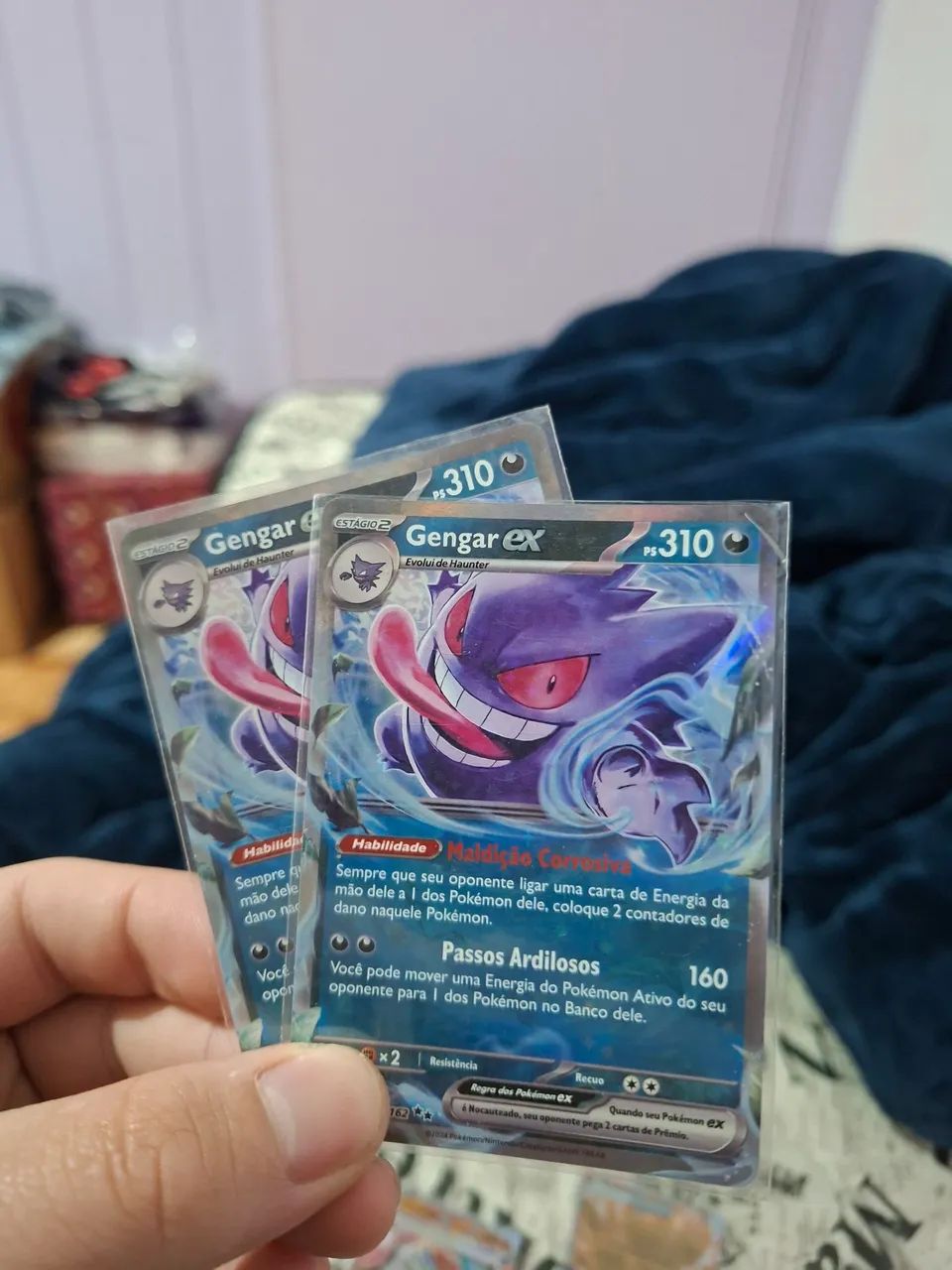 Cartas Pokémon TCG (Greninja, Gengar, Scizor e Torterra