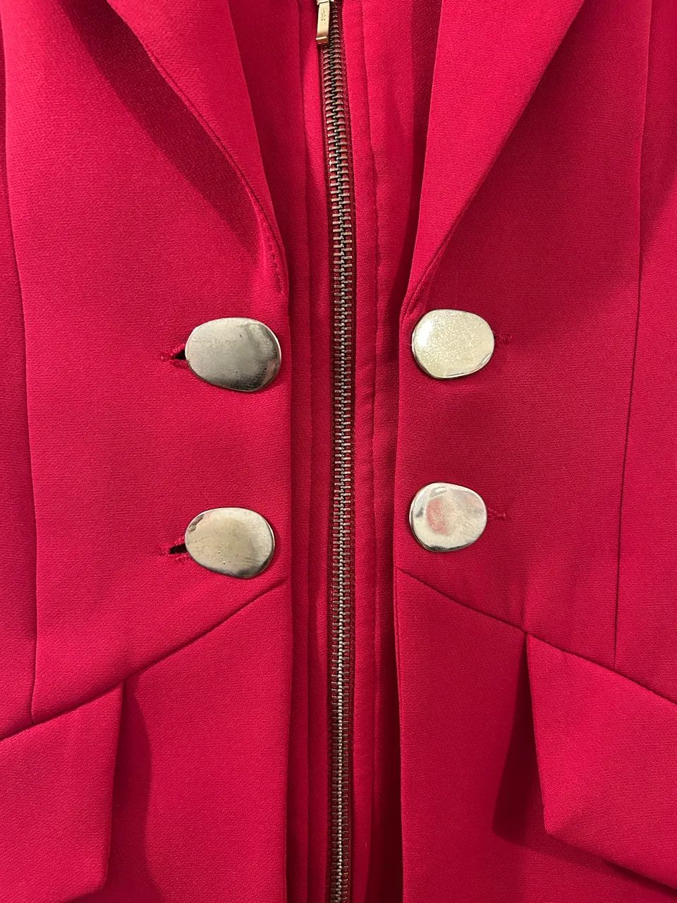 Blazer Tufi Duek vermelho PP. - Foto 4