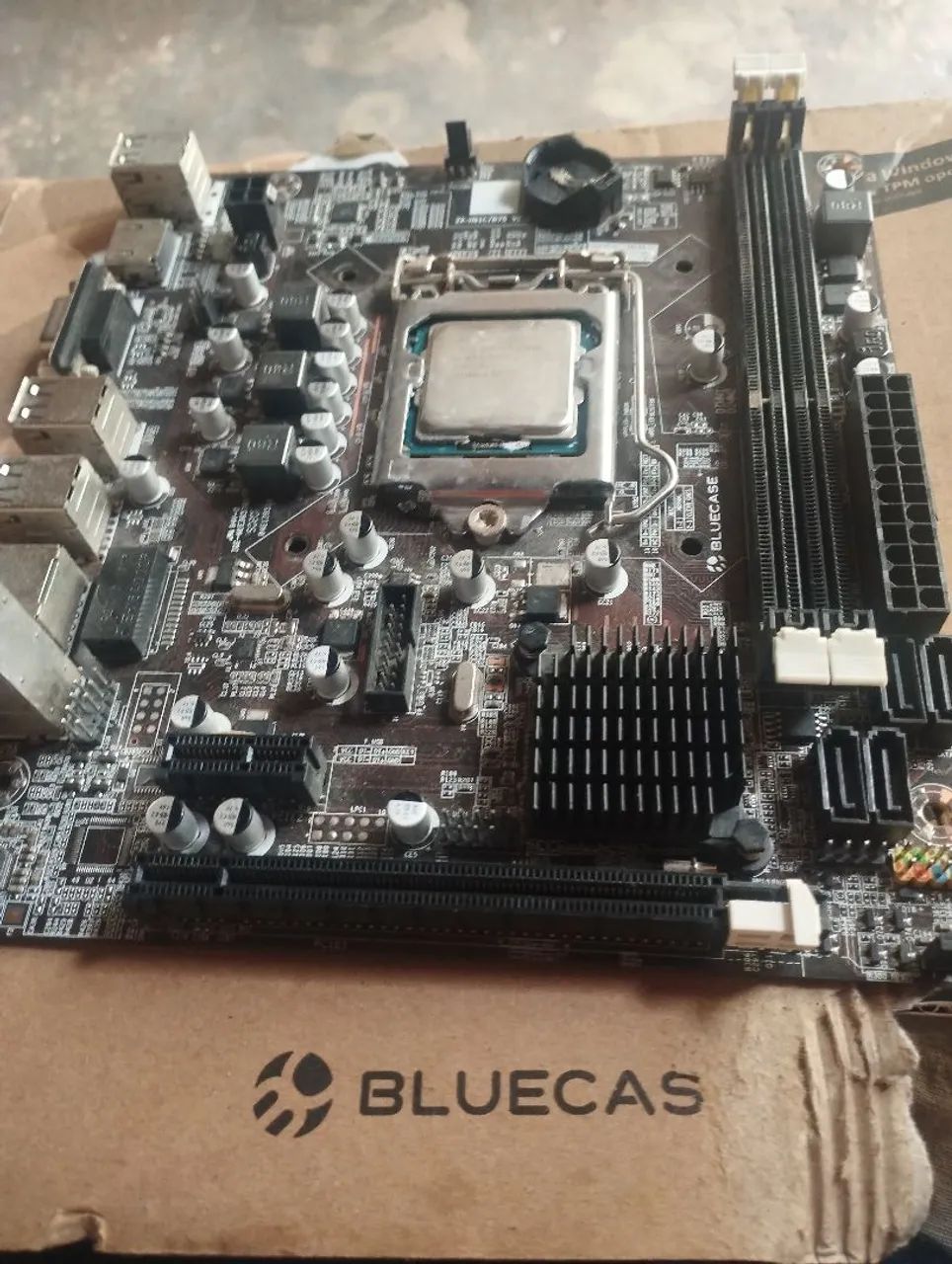 Placa Mãe 1155 Kronnus Intel 2x Ddr3 P/ Computador E Desktop e processador Intel R i5 3330 - Foto 2
