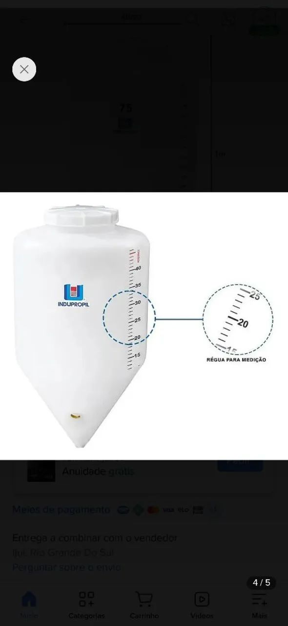 Fermentador cônico 75L - Foto 3