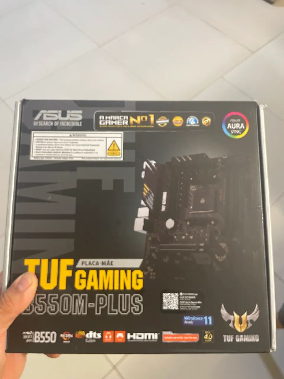 Placa mãe B550m asus tuf gaming plus 