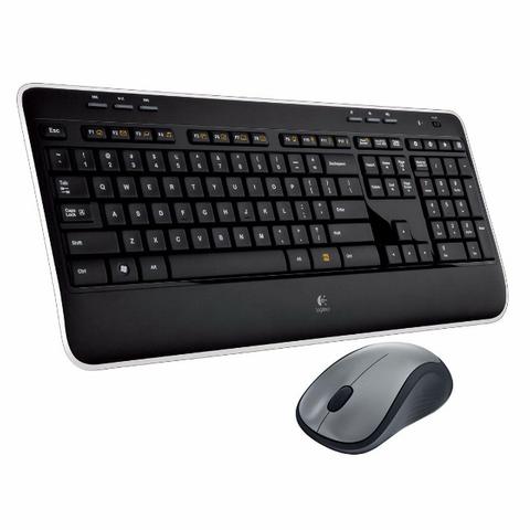 Teclado E Mouse Multimidia Logitech Laser Wireless Mk520
