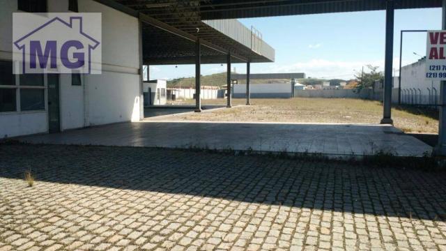 Galpão para alugar, 640 m² por r$ 25.000/mês - lagomar - macaé/rj