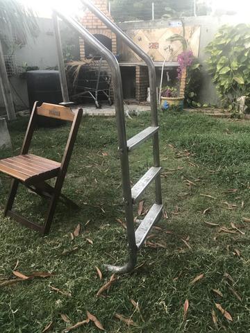 Escada inox para piscina