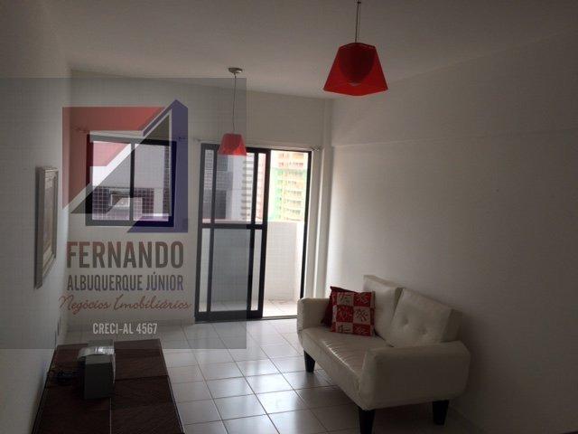 Quarto e sala, mobiliado, Nascente, Varanda, Ponta Verde, excelente localização - Foto 6