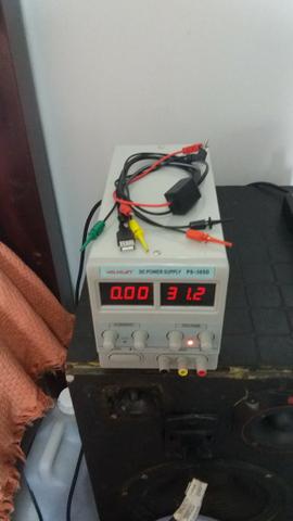 Fonte Bancada Assimétrica Ya Xun 305d Bivolt 30v 5a(usada poucas vezes valor 350) - Foto 6