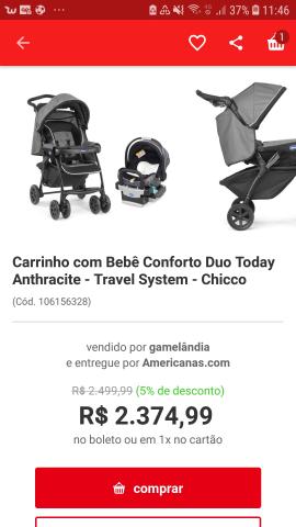 Carrinho de bebê Chicco - Foto 4