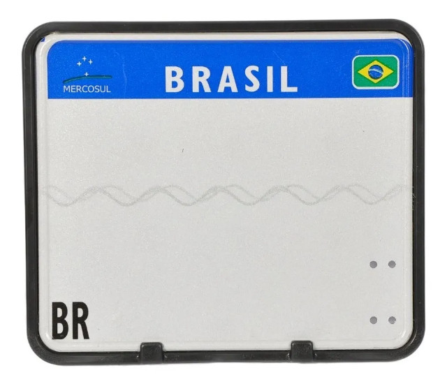 Suporte Para Placa De Moto - Retangular (universal) - Foto 3