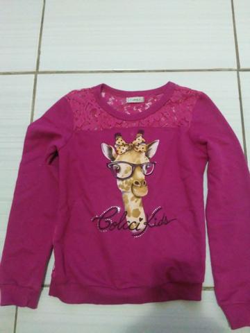 Blusa infantil tamanho 8