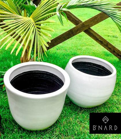 Lindos vasos esmaltados para decoração de áreas internas e jardim - Foto 3