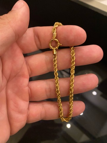 Pulseira em Ouro 18k 750 6,2 Gramas  - Foto 4