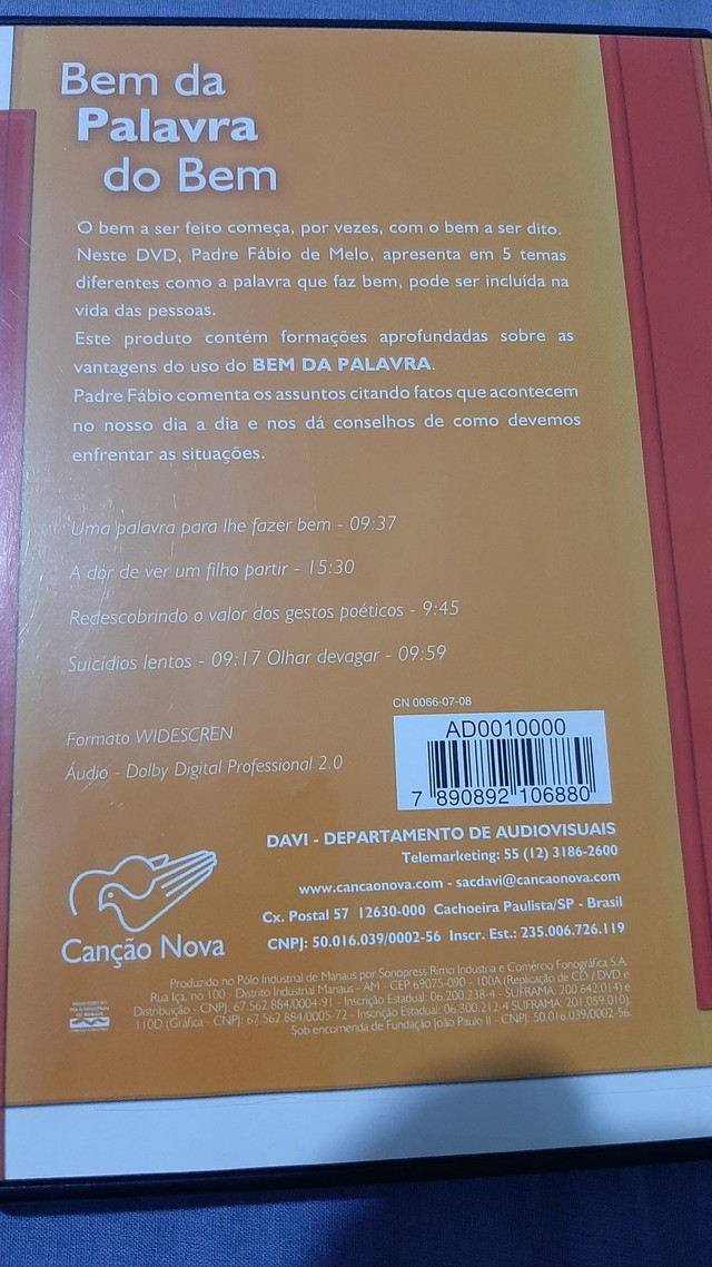 Dvd Padre Fábio de Melo  - Foto 2