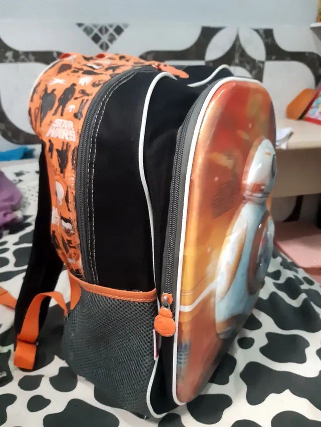 Linda mochila infantil star Wars 3D de alças  - Foto 4