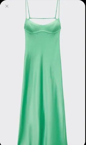 Vestido Cetim Zara  - Foto 4