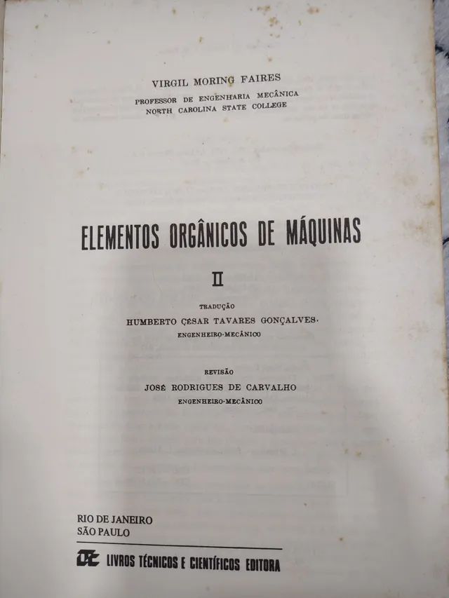 Elementos Orgânicos de Máquinas Volume 2 - Foto 3