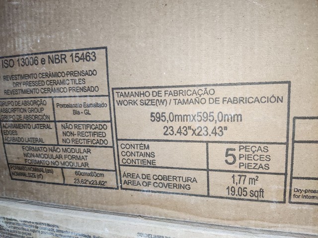 PORCELANATO 60X60 PORTINARI - Foto 4